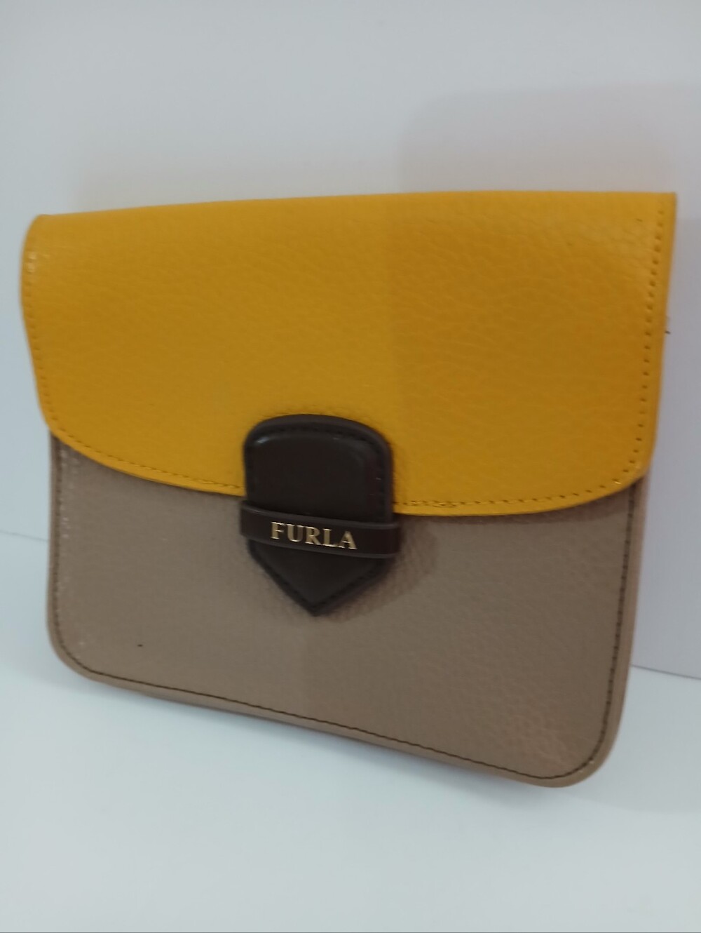 Furla Two-Tone Travel Cosmetic Pouch Limited Edition